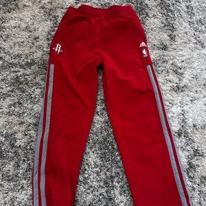 Adidas Men’s Red Houston Rockets Track Pants